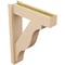 Ekena Millwork 6-in W x 22-in D x 30-in H Funston Block Rough Cedar Woodgrain TimberThane Outlooker, Primed Tan OUTUR060X22X30FST44RCPR - alternate 3